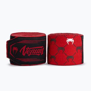Bandaże bokserskie Venum Monogram Hand Wraps Advanced 250 cm red