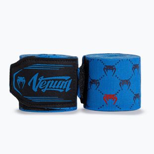 Bandaże bokserskie Venum Monogram Hand Wraps Advanced 400 cm blue