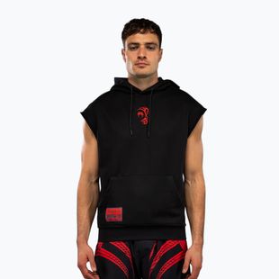 Bluza męska Venum x Mike Tyson Tiger Sleeveless Hoodie deep black/intense red