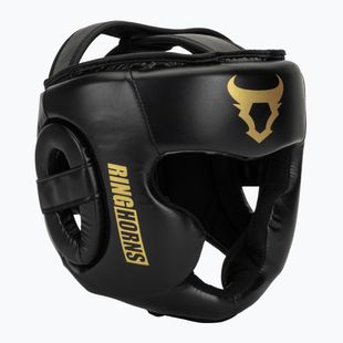 Kask bokserski Venum Ringhorns Charger Headgear black/gold