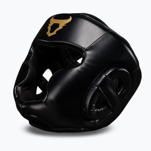 Kask bokserski Venum Ringhorns Charger Headgear black/gold