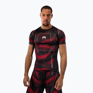 Rashguard męski Venum Matupa Short Sleeve black/red/silver