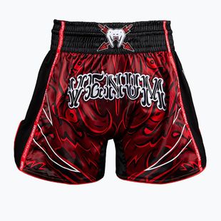 Spodenki treningowe męskie Venum Wolf Atak Muay Thai Shorts black/red