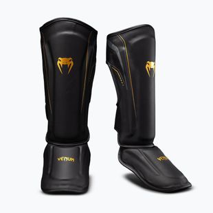 Ochraniacze piszczeli i stóp Venum Streamline Shin black/gold