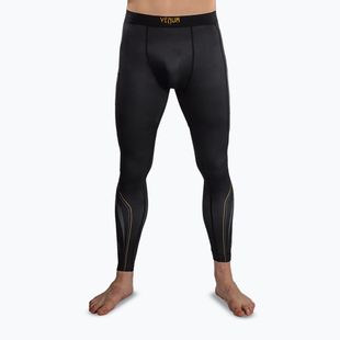 Legginsy treningowe męskie Venum Streamline Spats black/gold