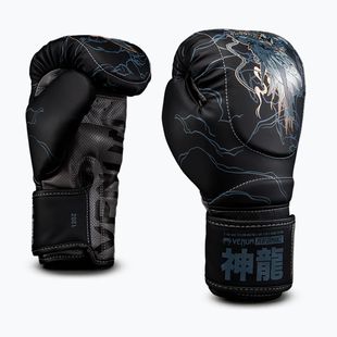Rękawice bokserskie Venum Thunder Dragon Boxing black/grey/copper