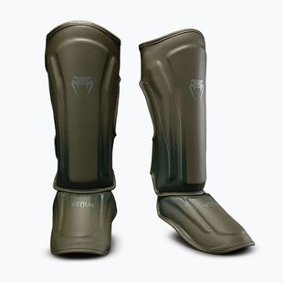 Ochraniacze piszczeli i stóp Venum Stealth Shin khaki/dark green
