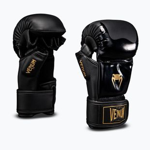 Rękawice sparingowe Venum Attack 2.0 Sparring black/gold