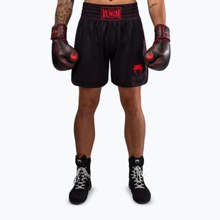 Spodenki bokserskie męskie Venum Spectre Boxing black/red
