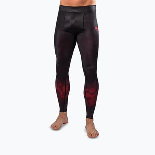 Legginsy treningowe męskie Venum Spectre Spats black/red