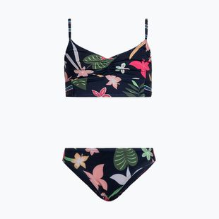 Strój kąpielowy dwuczęściowy dziecięcy ROXY Vacay For Life Crop Top Set mood indigo alma swim