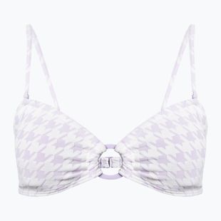 Góra od stroju kąpielowego ROXY Check It Bandeau purple rose