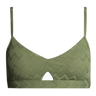Góra od stroju kąpielowego ROXY Current Coolness Bralette loden green