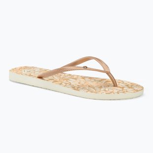 Japonki damskie ROXY Bermuda Print peach cream