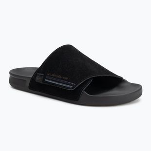 Klapki męskie Quiksilver Rivi Suede black 1