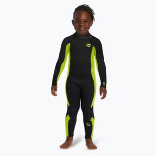 Pianka do pływania dziecięca Billabong 3/2mm Toddler Foil Back Zip fluro lime