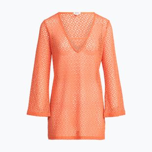 Sukienka damska ROXY Love Coastline Beach V Neck apricot brandy