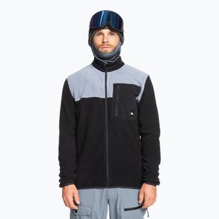 Bluza snowboardowa męska Quiksilver Aker Full Zip Fleece true black