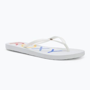 Japonki damskie ROXY Sandy III white/rainbow monogram
