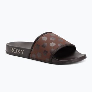 Klapki damskie ROXY Slippy IV brown combo