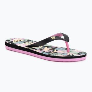 Japonki dziecięce ROXY Tahiti VII black/pink stencil