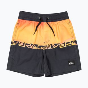 Szorty kąpielowe dziecięce Quiksilver Everyday Straight Volley 12" fiery coral wordblock