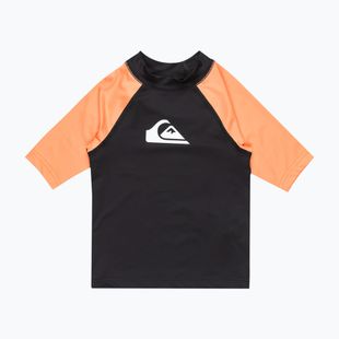 Koszulka do pływania dziecięca Quiksilver Everyday UPF50 black/melon