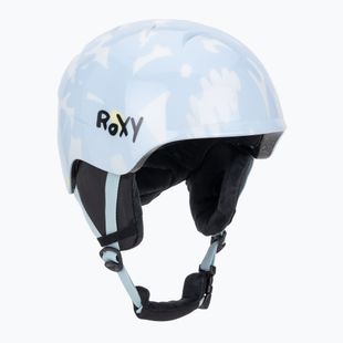 Kask snowboardowy dziecięcy ROXY Slush Girl ice blue big flower