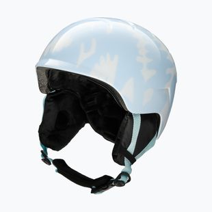 Kask snowboardowy dziecięcy ROXY Slush Girl ice blue big flower