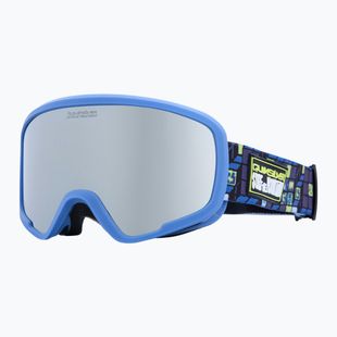 Gogle snowboardowe dziecięce Quiksilver Shredder 3D check/clux ml silver