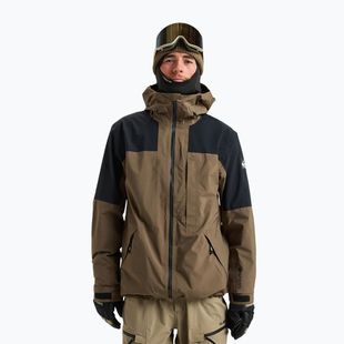 Kurtka snowboardowa męska Quiksilver Forever Stretch GTX canteen