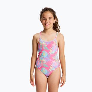 Strój kąpielowy jednoczęściowy dziecięcy ROXY Aquarella sangria sunset aquarella rg
