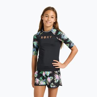Koszulka do pływania dziecięca ROXY Active RG Lycra XMGB anthracite aquarella active rg