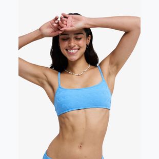 Góra od stroju kąpielowego ROXY Paradise Wave Bralette silver lake blue make a splash
