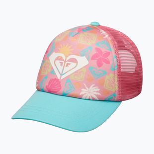 Czapka z daszkiem dziecięca ROXY Sweet Emotions plumeria hippie hour diagonal
