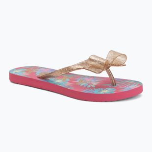 Japonki dziecięce ROXY Lulu IV pink multi camo