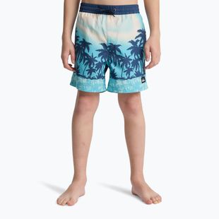 Szorty kąpielowe dziecięce Quiksilver Everyday Printed Volley 14" aqua thermotropics