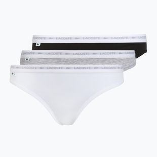 Majtki damskie Lacoste 8F1338 3 pary black/white/silver chine