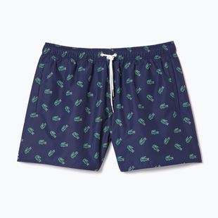 Szorty kąpielowe męskie Lacoste MH7188 navy blue/multico