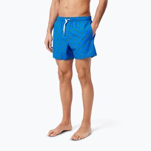Szorty kąpielowe męskie Lacoste MH7188 gipsy blue/multico