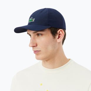 Czapka z daszkiem Lacoste RK2450 navy blue
