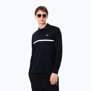 Longsleeve polo męski Lacoste Polo PH9776 black/navy blue