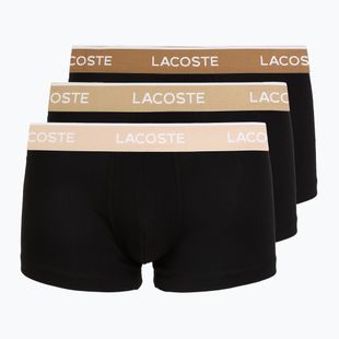 Bokserki męskie Lacoste 5H1297 3 pack black/sisal/viennese/cookie