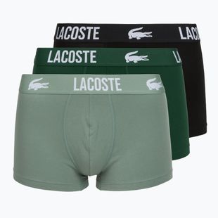 Bokserki męskie Lacoste 5H2393 3 pack lichen/green/black