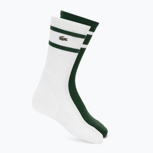 Skarpety Lacoste RA9189 Ankle 3-pak green/white