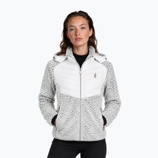 Kurtka hybrydowa damska Aulp Clem Hooded Hybrid white 1