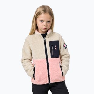 Bluza polarowa dziecięca Aulp Tiger Sherpa light coral 1