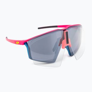 Okulary przeciwsłoneczne Julbo Edge Spectron matt fluorescent pink/blue/flash argent/clear