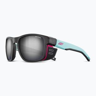 Okulary przeciwsłoneczne Julbo Shield M Spectron translucent black/light blue/pink