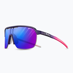 Okulary przeciwsłoneczne Julbo Frequency Reactiv High Contrast matt purple/pink/multilayer blue